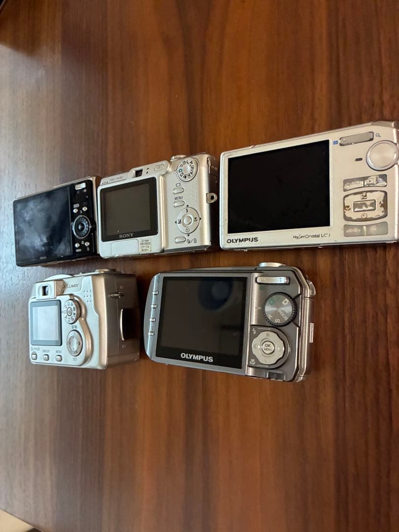 デジカメ　5台