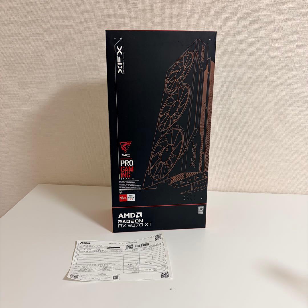 保証書付き XFX Swift RX9070XT White 16GB