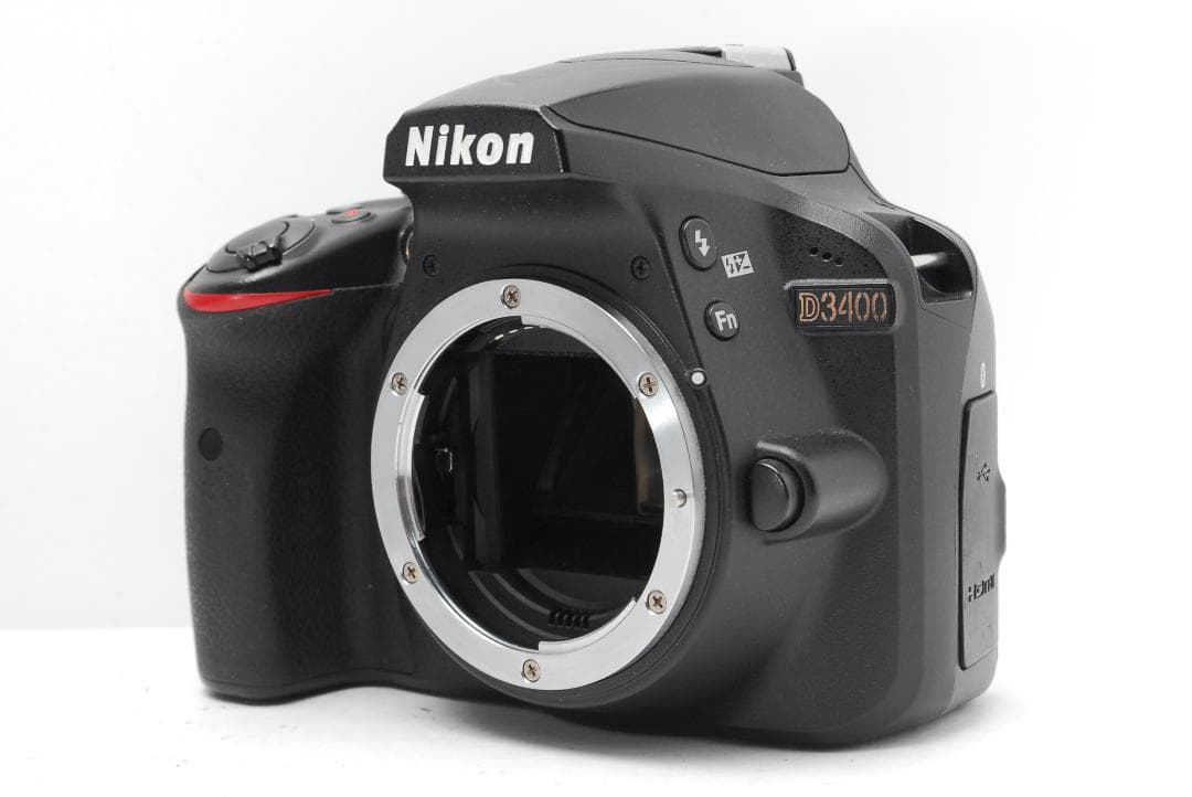 高画質・高性能人気モデル　Nikon D3400　スマホ転送　高速AFレンズ