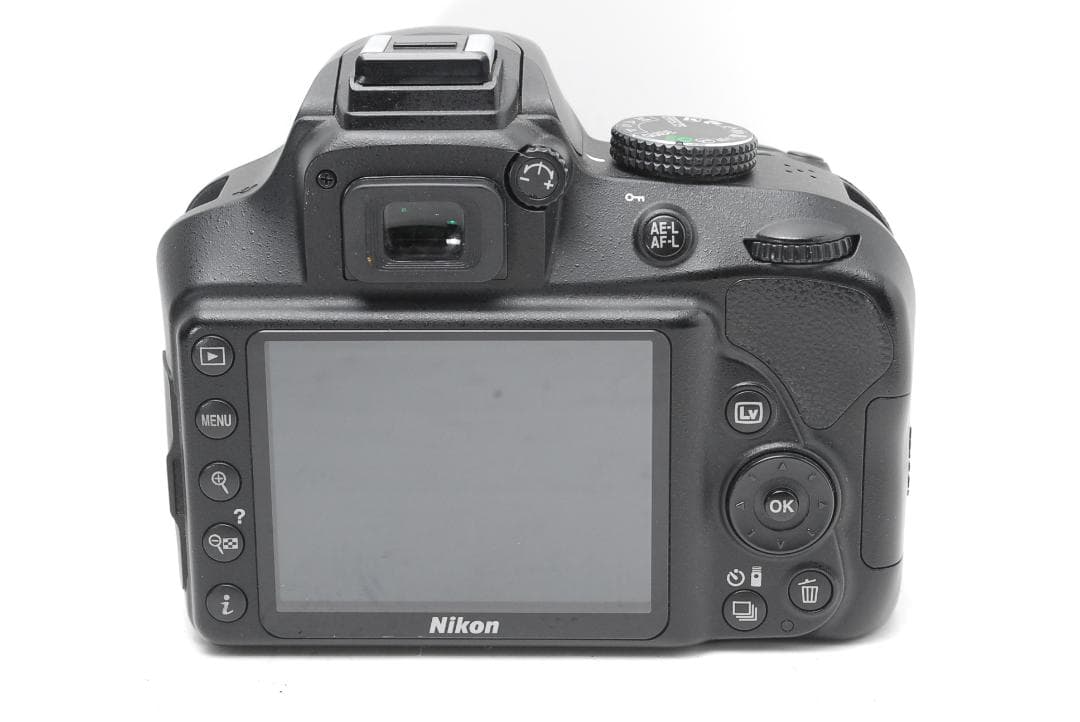 高画質・高性能人気モデル　Nikon D3400　スマホ転送　高速AFレンズ