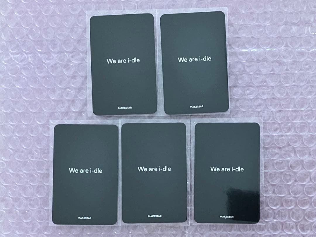 i-dle We are makestar サイン会 特典トレカ 5枚セット