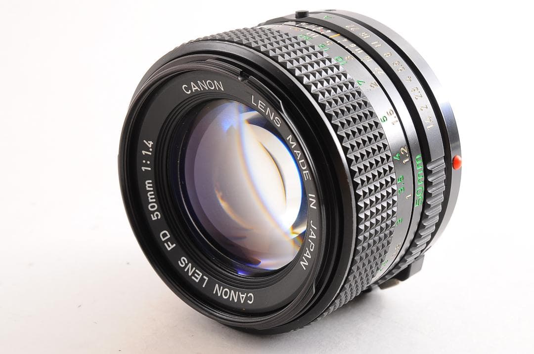 CANON NEW FD 50mm F/1.4 マニュアル レンズ @3606