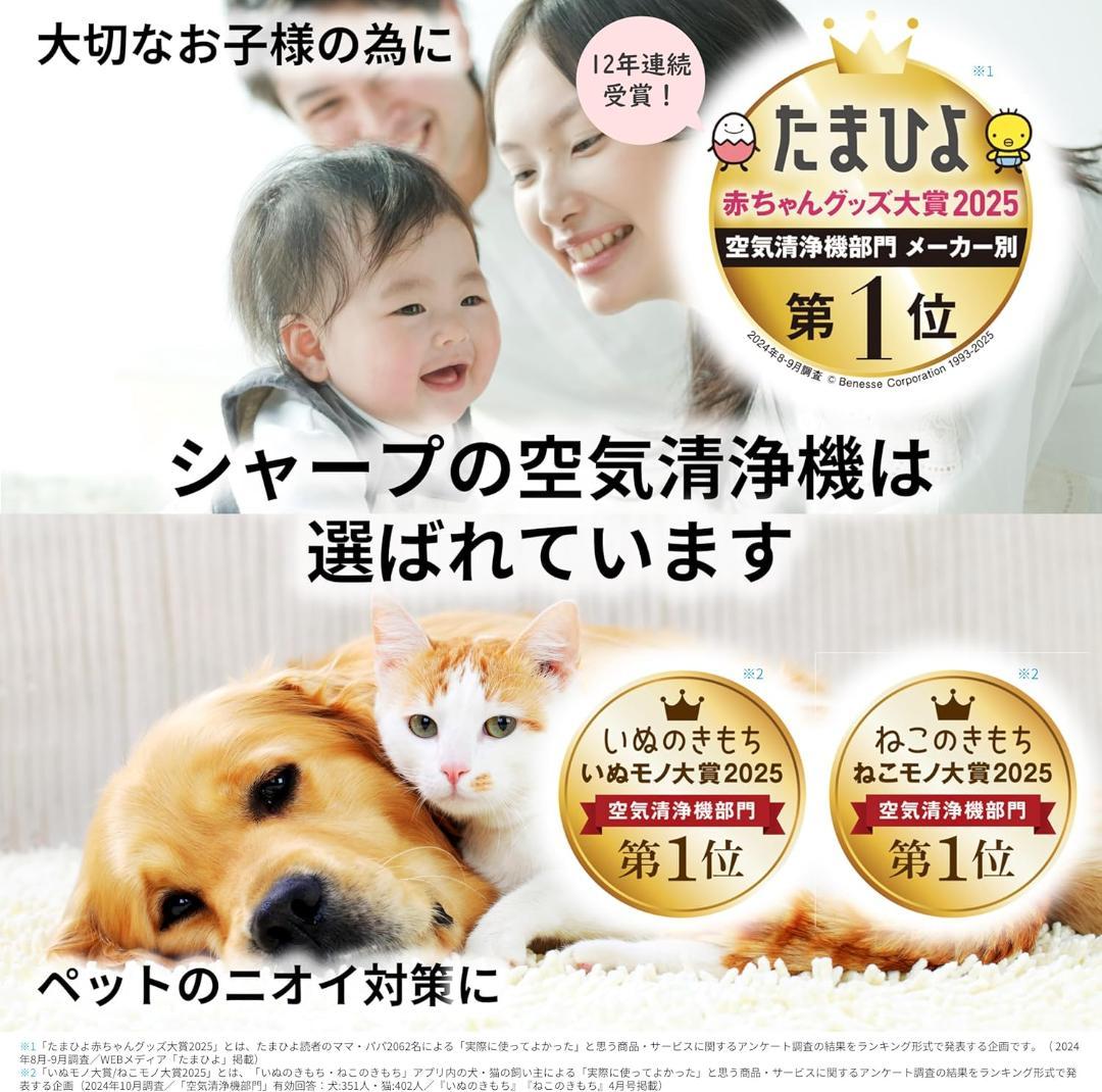 シャープ 加湿 空気清浄機 KC-J50C-H プラズマクラスター グレー