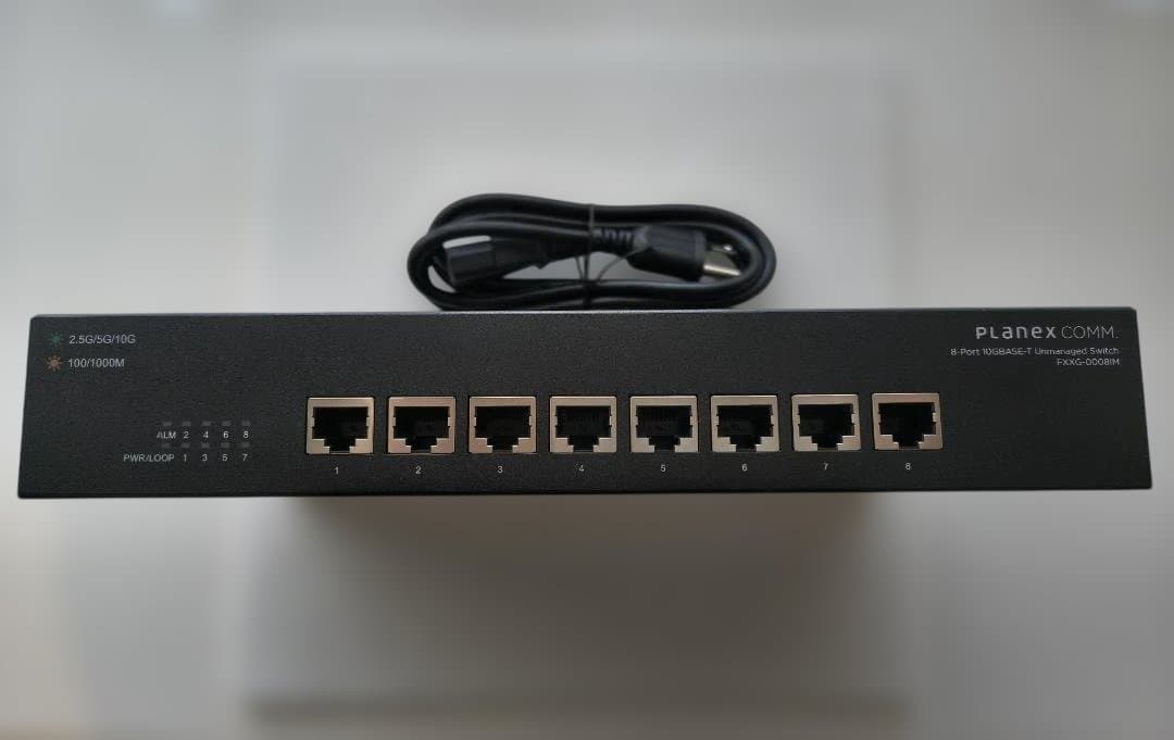 PLANEX FXXG-0008IM 10G×8ポート スイッチングハブ