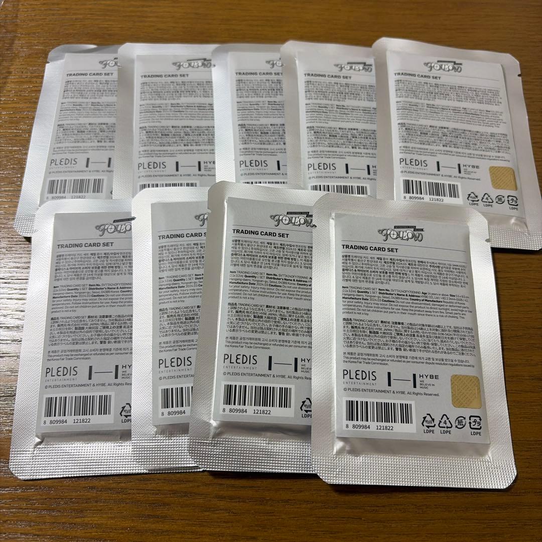 【 SEVENTEEN FOLLOW ソウルコン トレカ 未開封 9パック