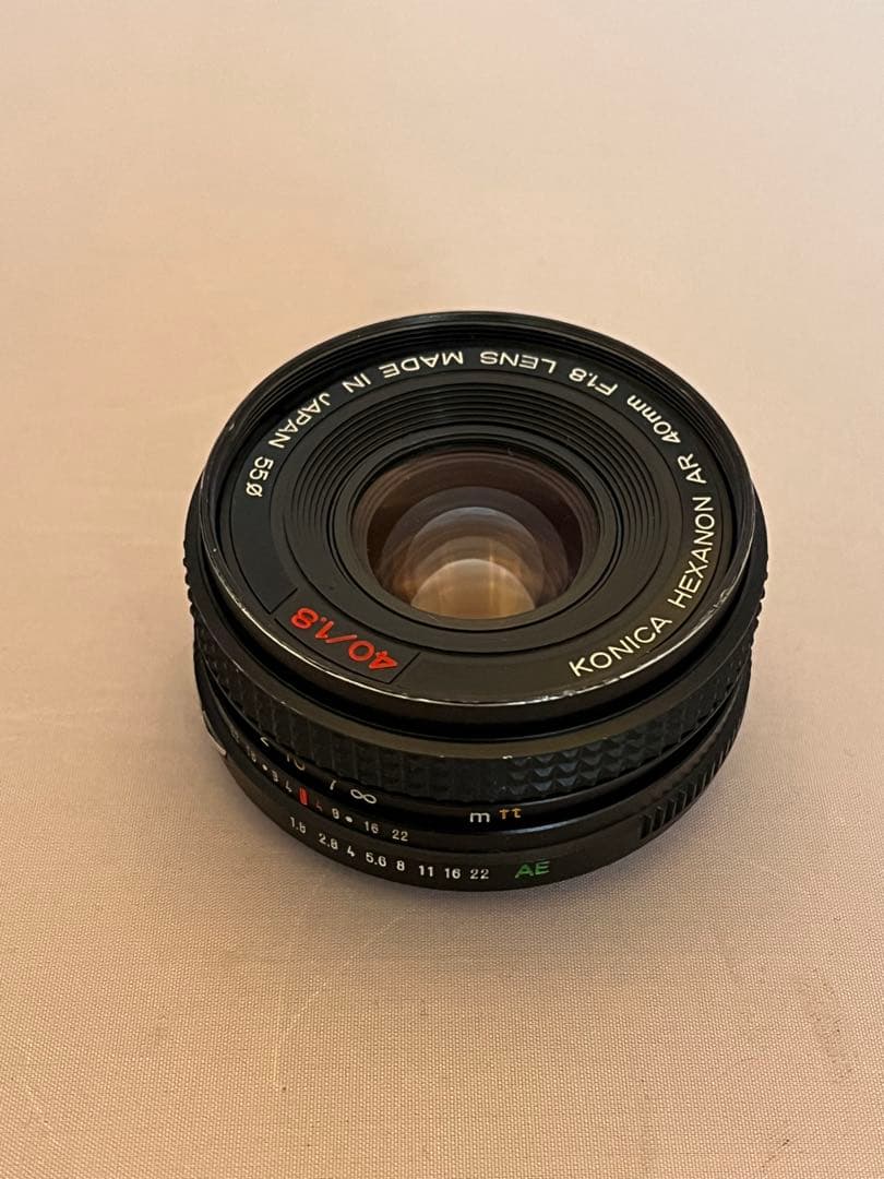 Konica FC-1 一眼レフカメラ 40mm F1.8レンズ付き