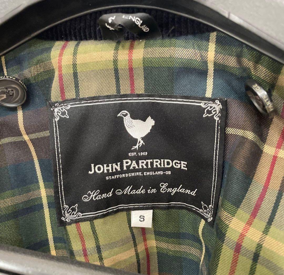 JOHN PARTRIDGE オイルドジャケット ネイビー ビデイル
