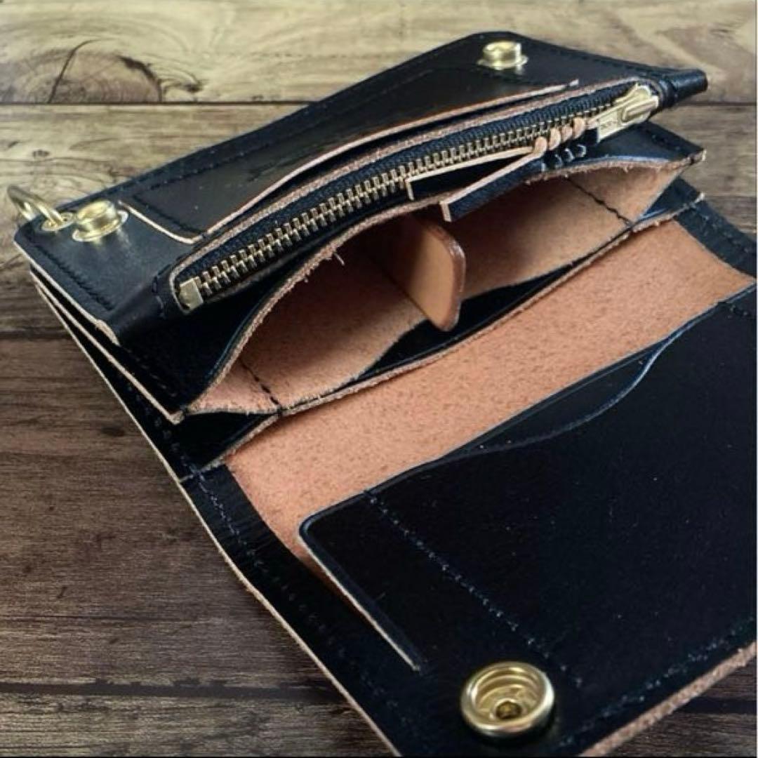 【チコ　outinanders】トラッカーウォレット【お札を折らずに収納】