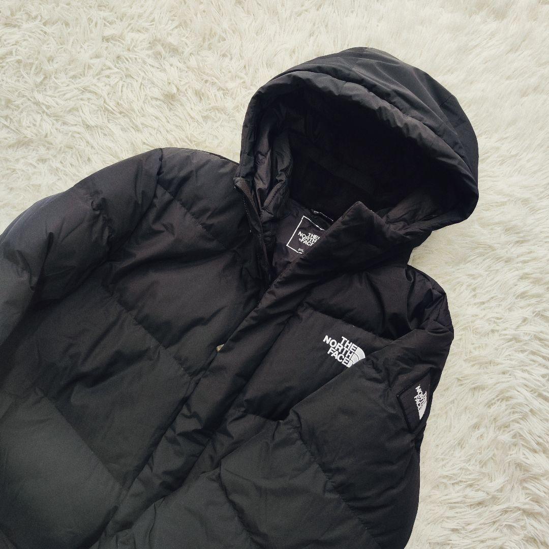 【希少2XL】ノースフェイス★ダウンコート ボックスロゴ ダウン ロング