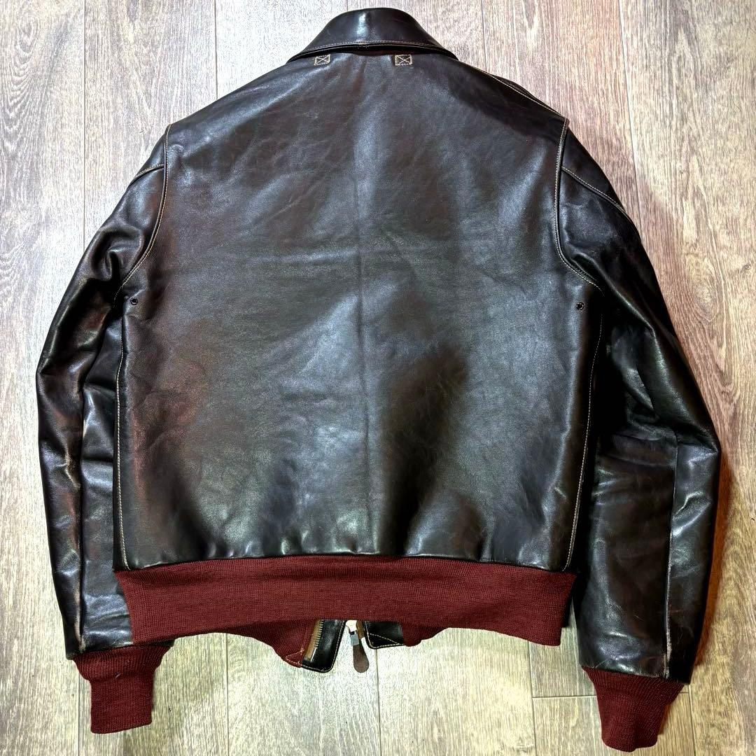 よんす❤️極美品❤️即購入OK❤️バズリクソンズ A-2 36 ❤️赤リブ❤️