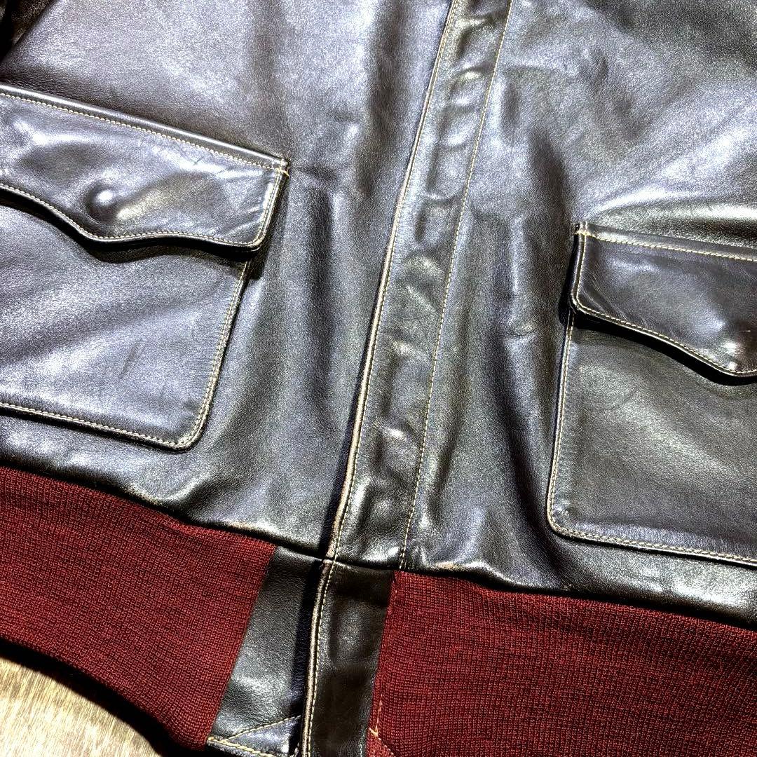 よんす❤️極美品❤️即購入OK❤️バズリクソンズ A-2 36 ❤️赤リブ❤️