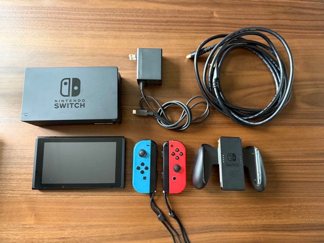 Nintendo Switch 本体セット ジャンク品／液晶不良有・TV出力OK