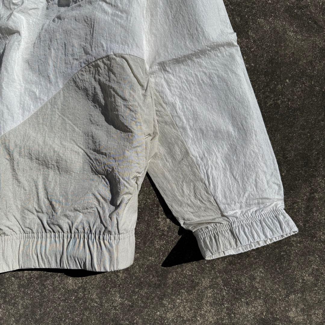 完売品 NIKE ナイキ ビッグスウッシュ ナイロン セットアップ 白 XL M