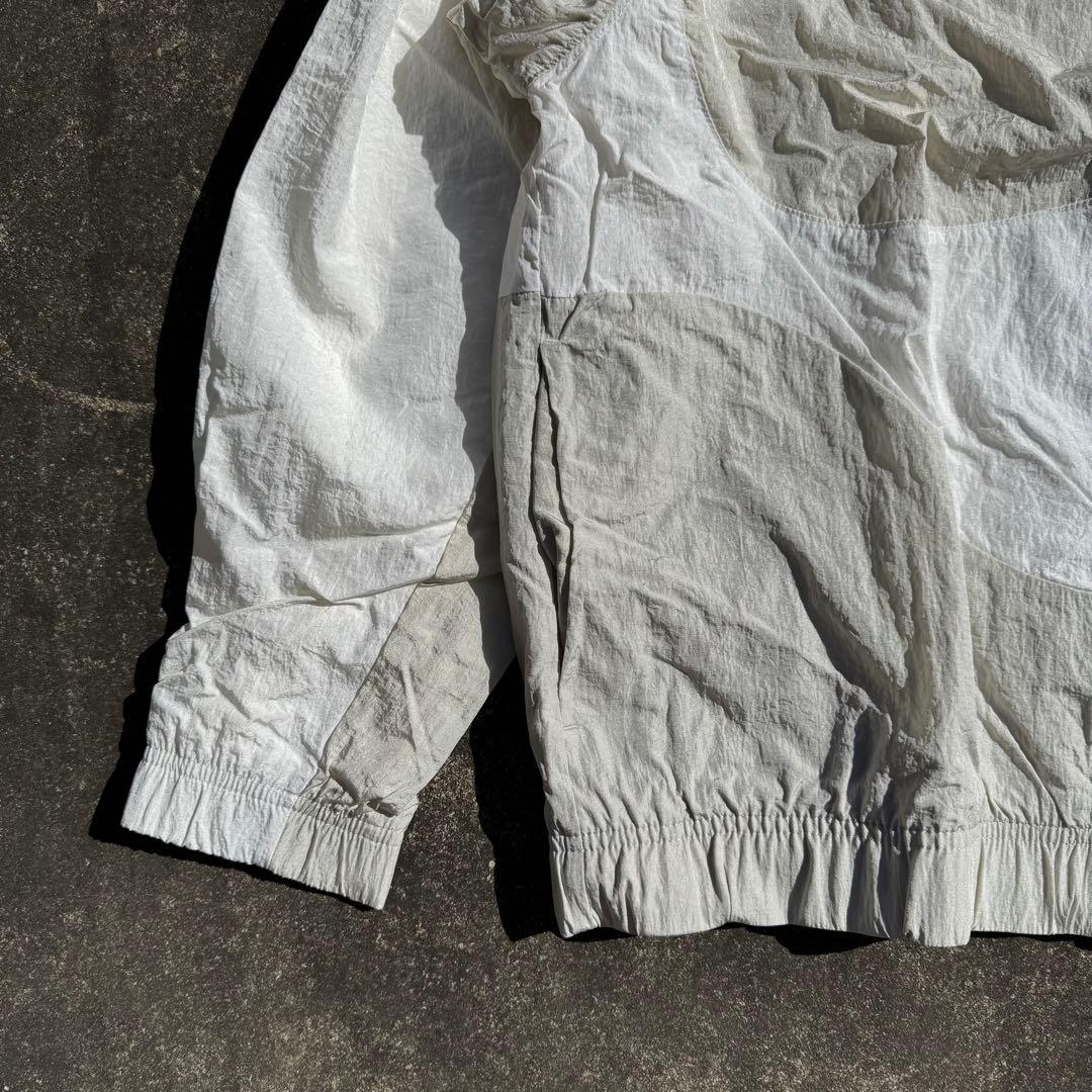 完売品 NIKE ナイキ ビッグスウッシュ ナイロン セットアップ 白 XL M