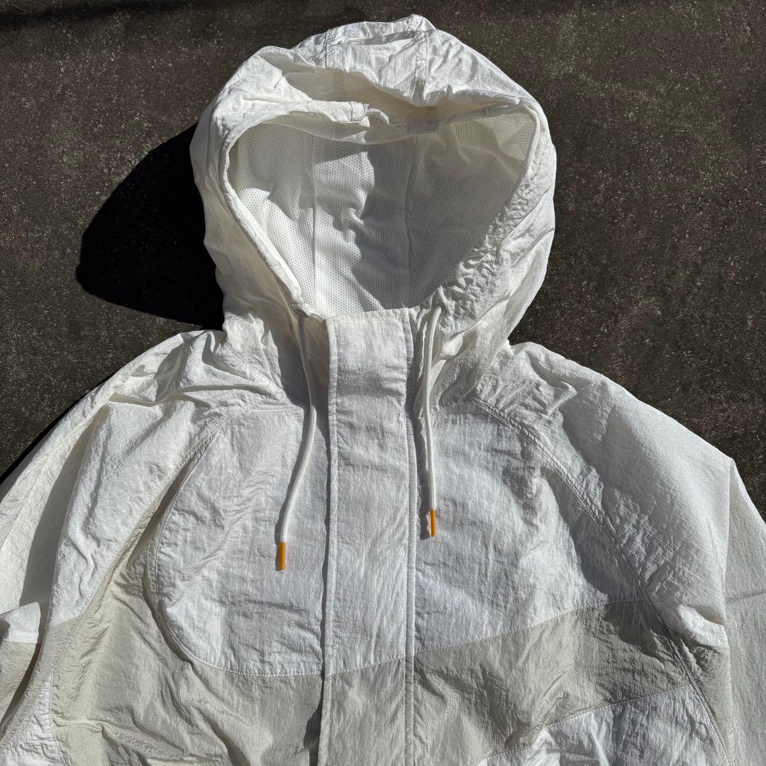 完売品 NIKE ナイキ ビッグスウッシュ ナイロン セットアップ 白 XL M