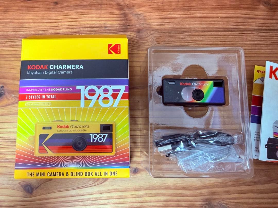 未使用(ブラック) キーホルダー型デジタルカメラKodak Charmera