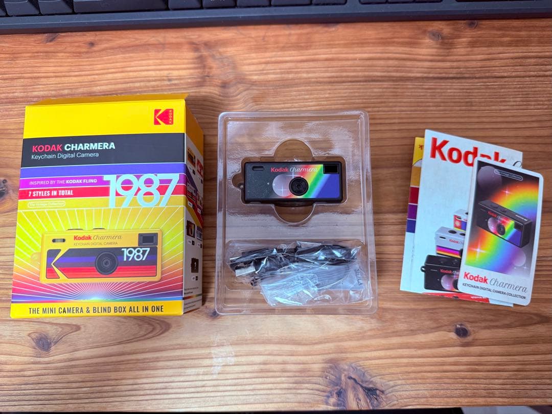 未使用(ブラック) キーホルダー型デジタルカメラKodak Charmera