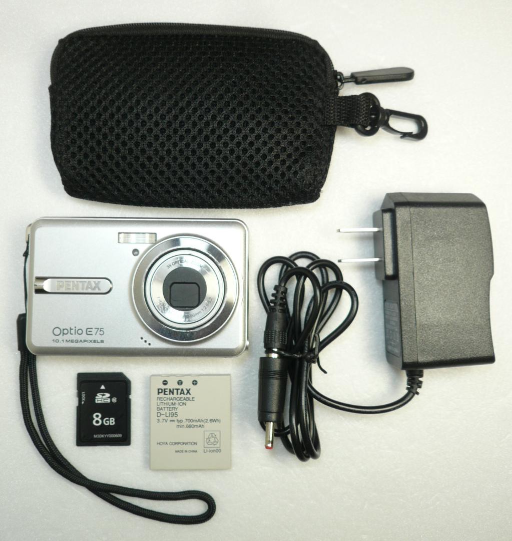PENTAX★Optio E75⭐️欧州限定モデル⭕️安心実働品★1010万画素