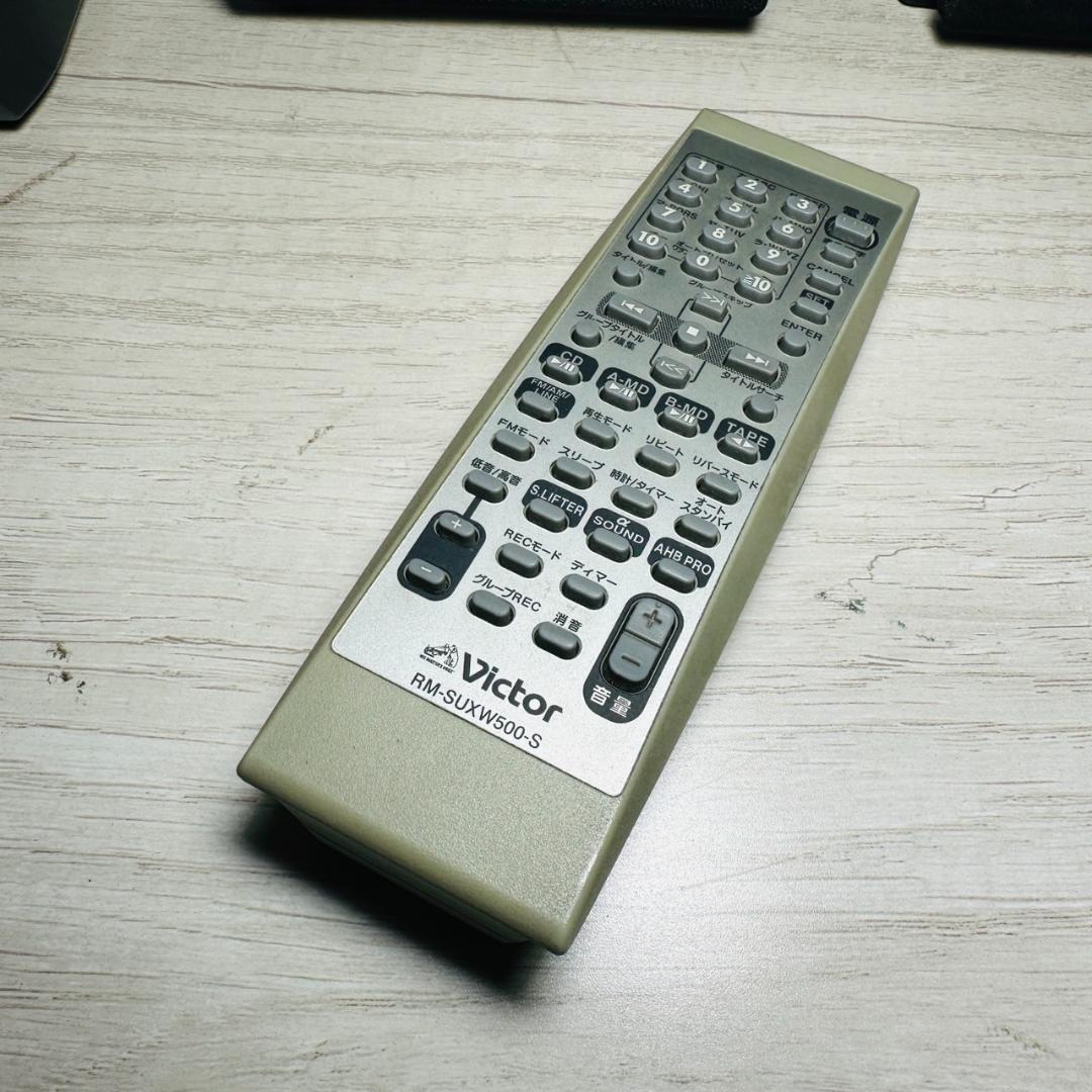 Victor ビクター UX-W500 CD MDコンポ 動作OK