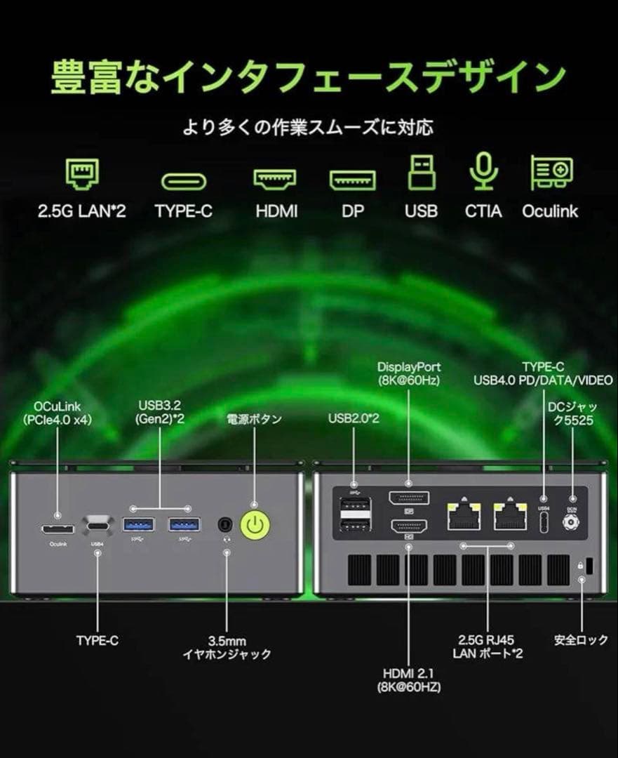 【1ヶ月使用】GMKtec M7 16+512GB Win11pro ryzen