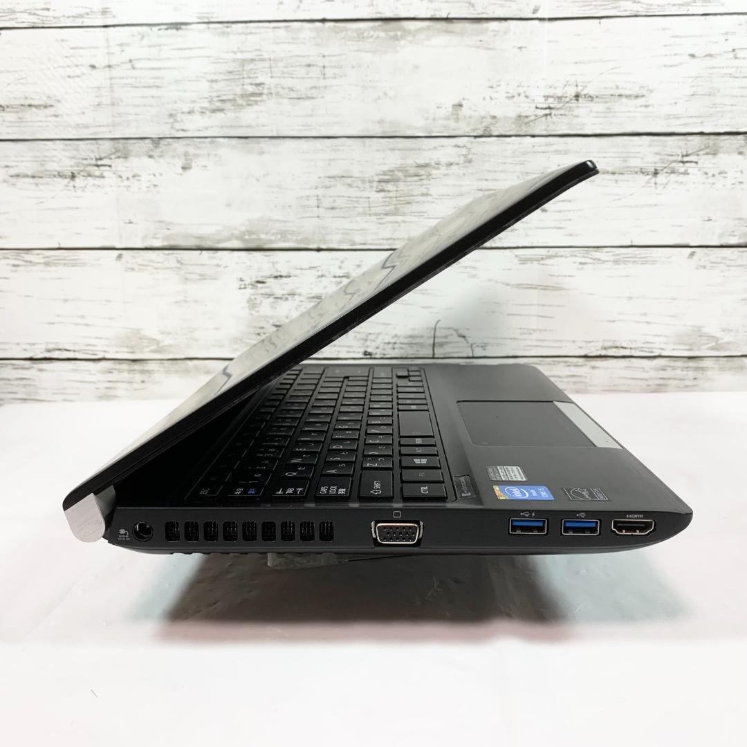 【オフィス付き】Windows11ノートパソコン黒　Webカメラ／バッテリー良好