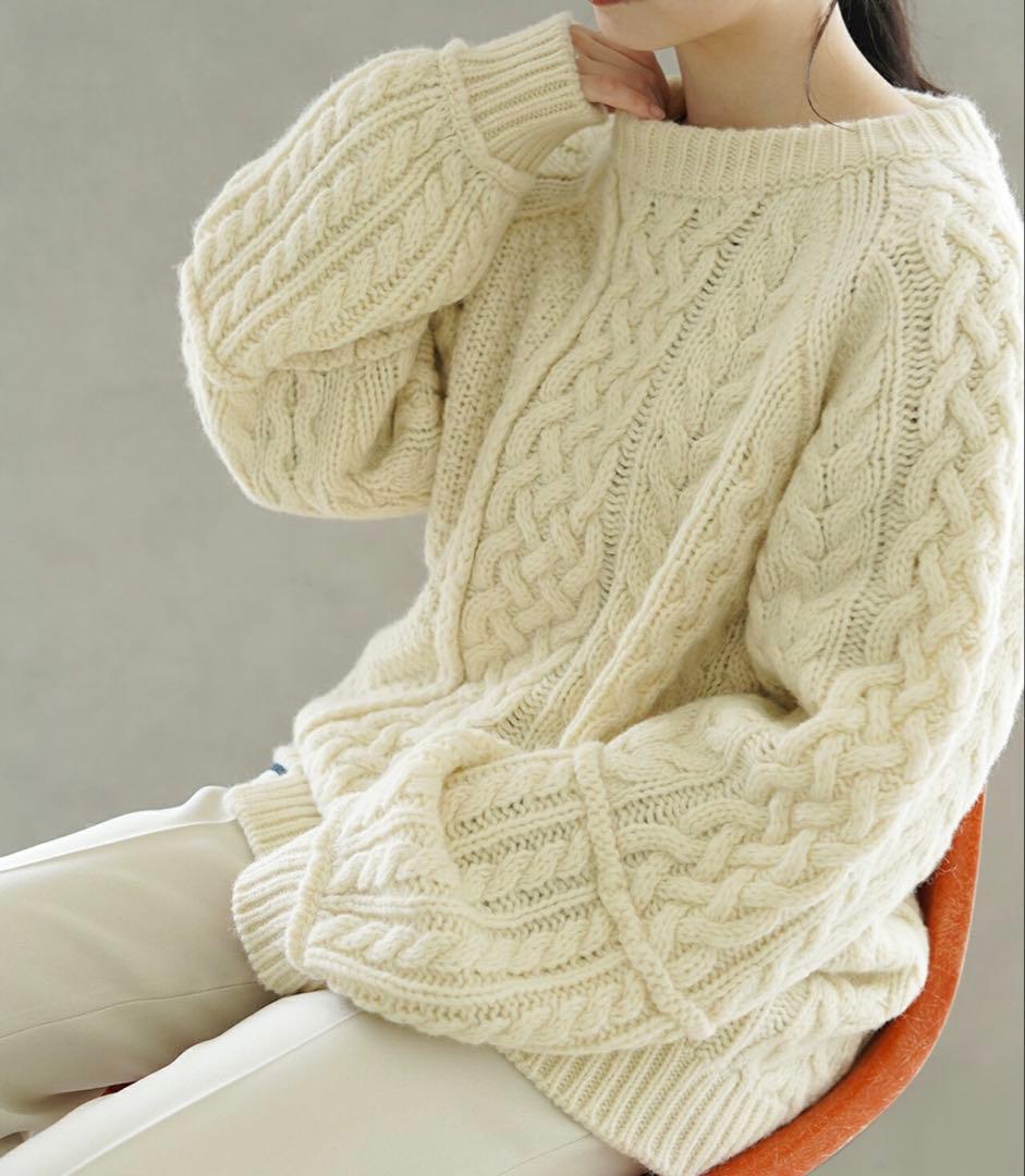 シンゾーン THE SHINZONE リンク ケーブル ニット セーター