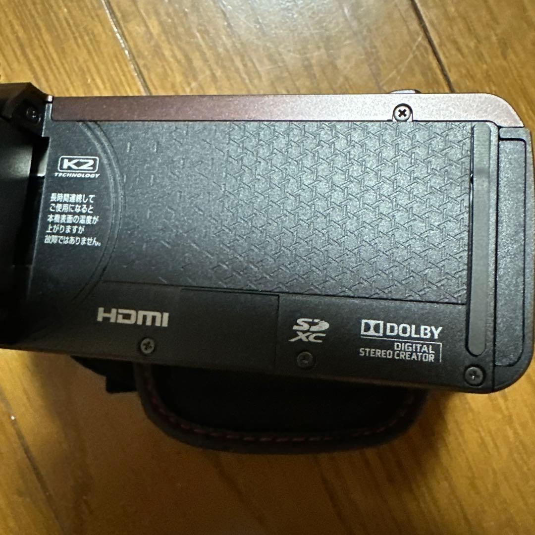 JVC ビデオカメラ EVERIO 防水 防塵 内蔵ブラウン GZ-R300-T