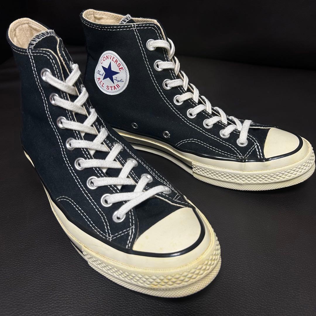 【廃盤　美品】CONVERSE CT70 HI BLACK 26㌢　旧パッチ