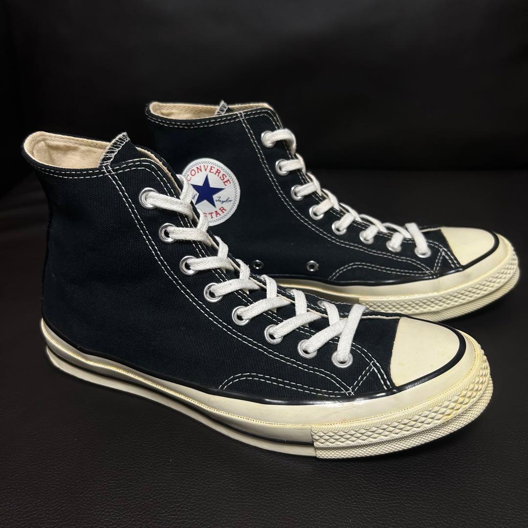 【廃盤　美品】CONVERSE CT70 HI BLACK 26㌢　旧パッチ