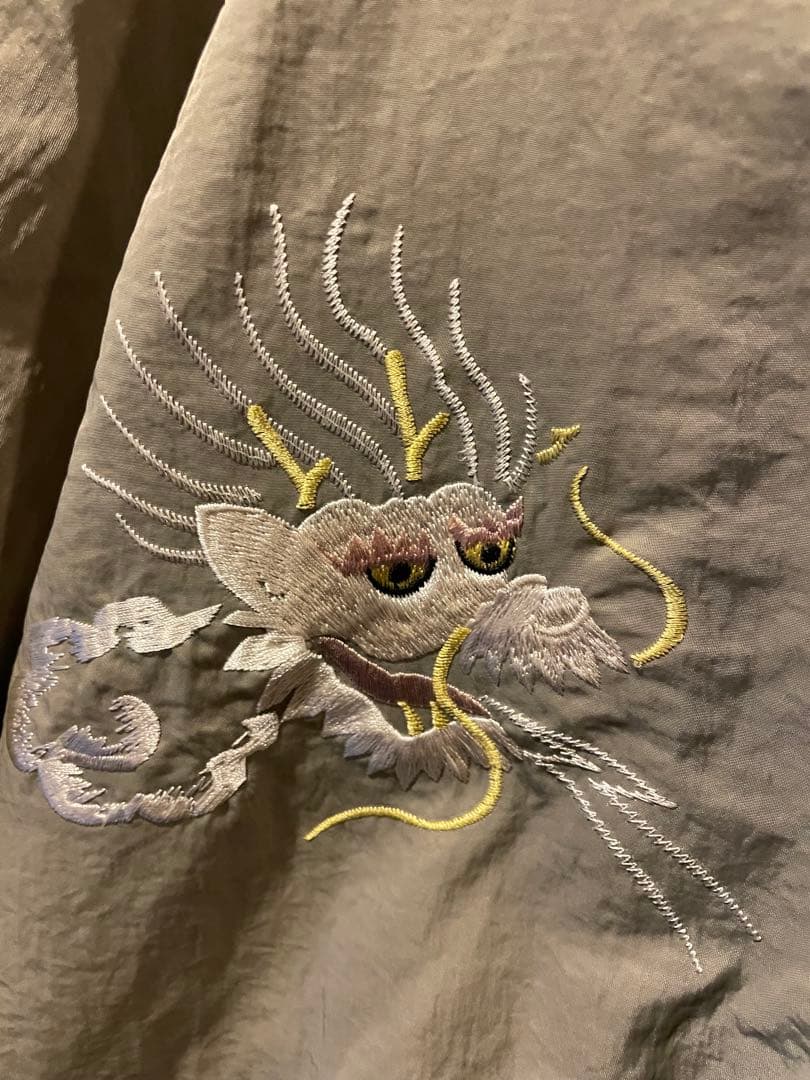 ナイロン スカジャン（虎×龍）