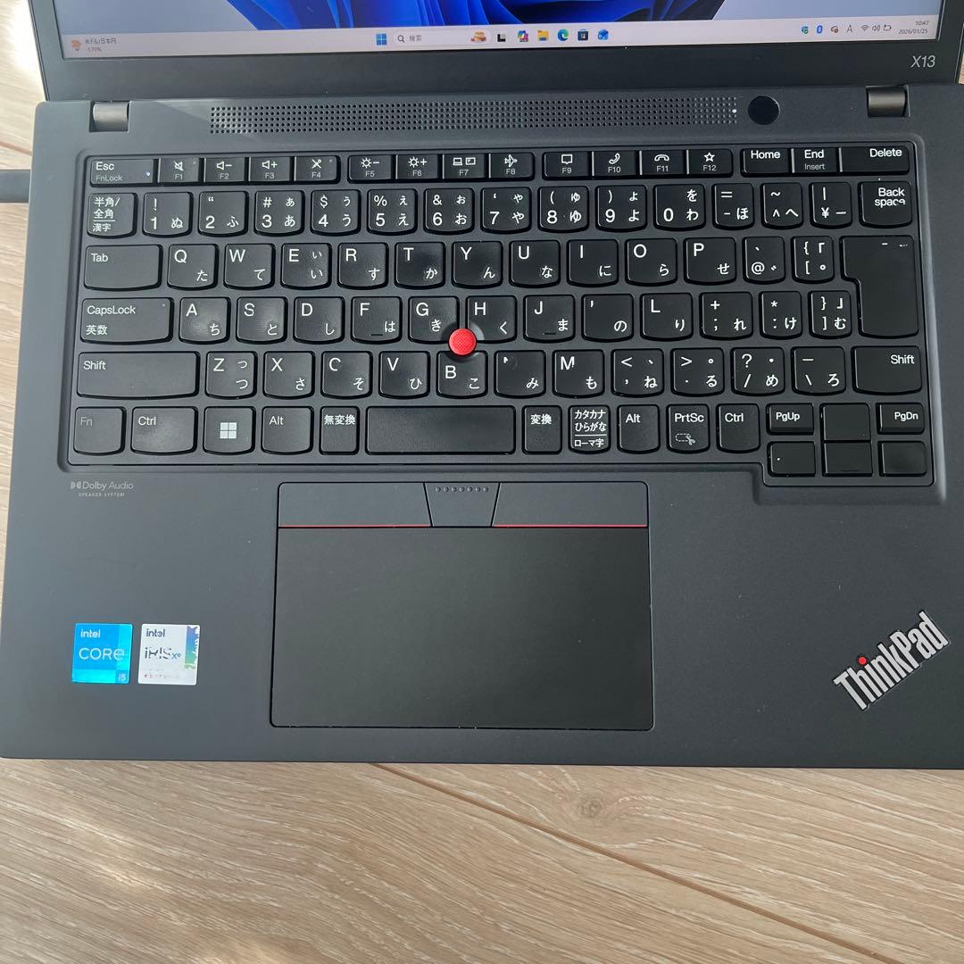 【バッテリー故障】美品 Lenovo ThinkPad X13 Gen3 16G