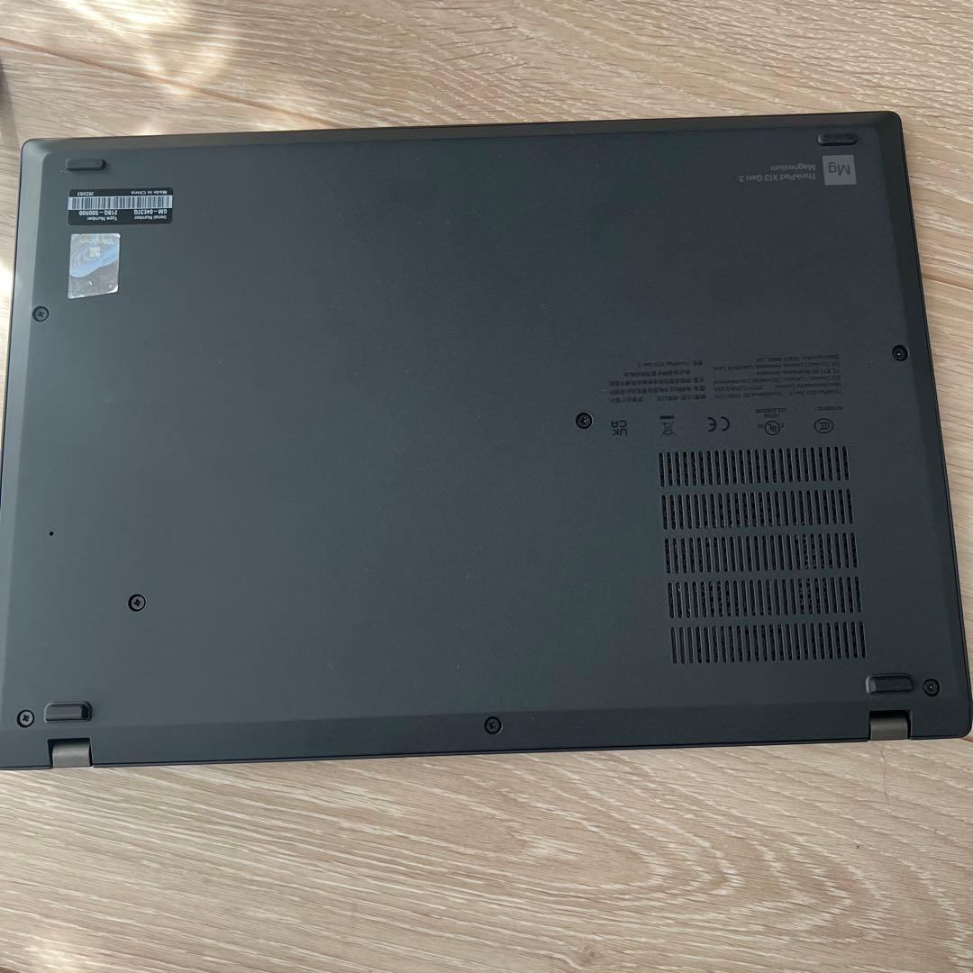 【バッテリー故障】美品 Lenovo ThinkPad X13 Gen3 16G