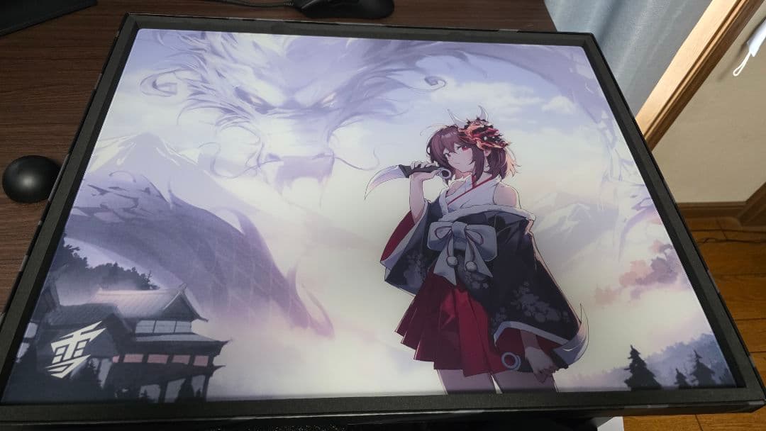 即購入歓迎 Yuki Aim Glass Mousepad Oni 2.0