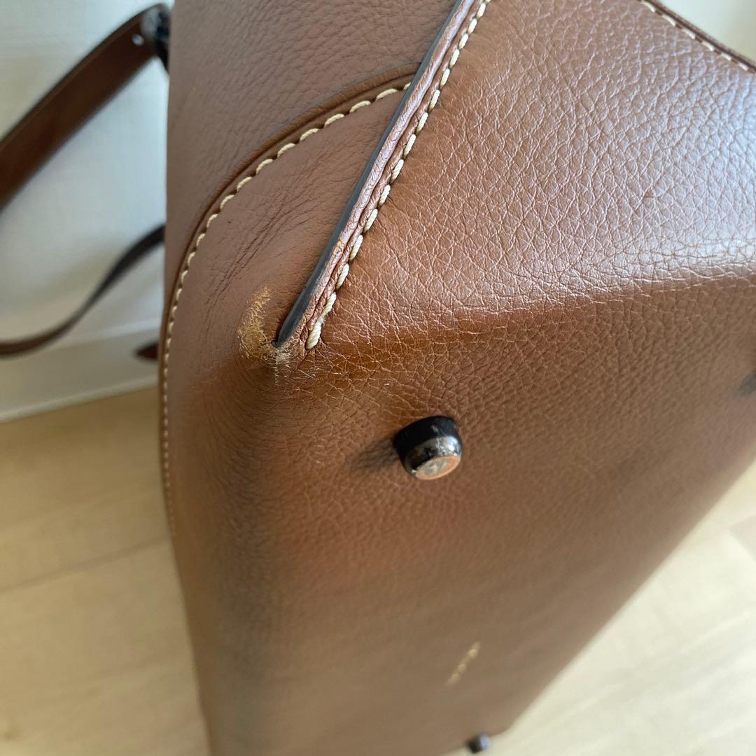 Coachコーチ　トートバックC9726 メンズ レザー　ブラウン