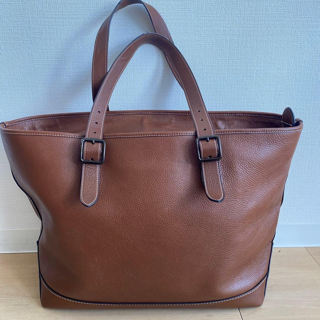 Coachコーチ　トートバックC9726 メンズ レザー　ブラウン