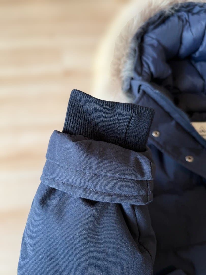 【極美品】PYRENEX GRENOBLE ダウン ネイビー ファー付き