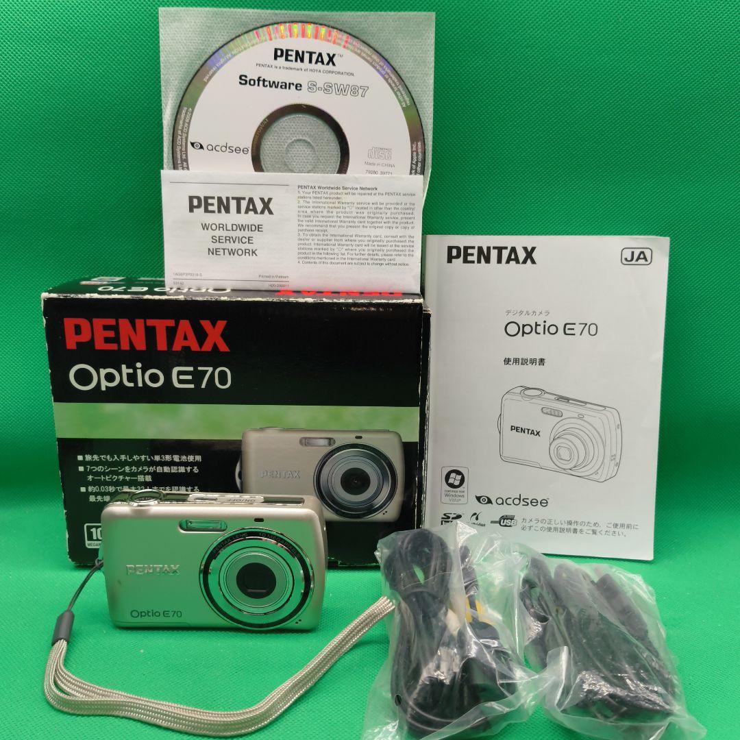 【動作確認済】PENTAX ペンタックスOptio オプティオ E70 単3電池