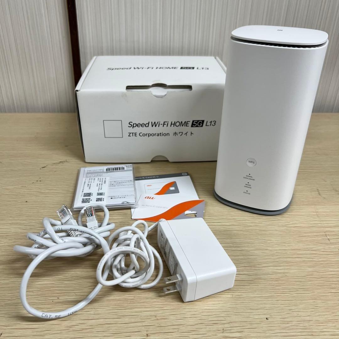 Speed Wi-Fi  5G L13 ZTR02 2024年製 E64