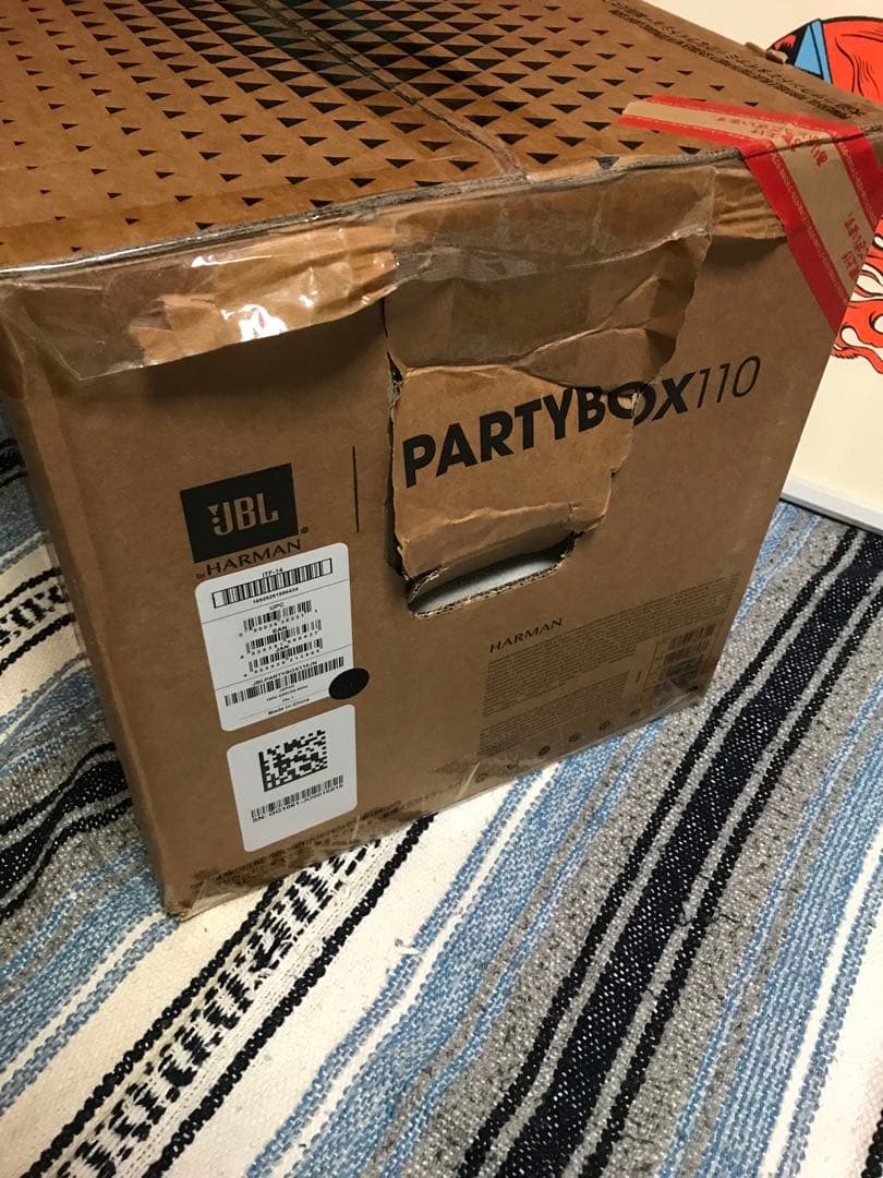 【新品未開封】JBL PARTY BOX 110 箱難あり