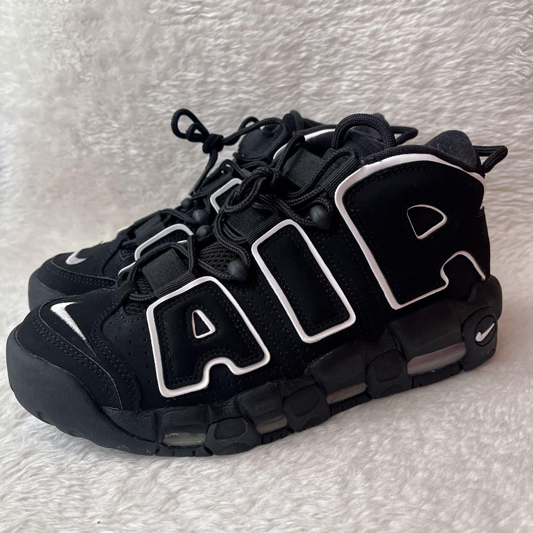 NIKE モアテン　AIR MORE UPTEMPO ブラック　黒　モノトーン