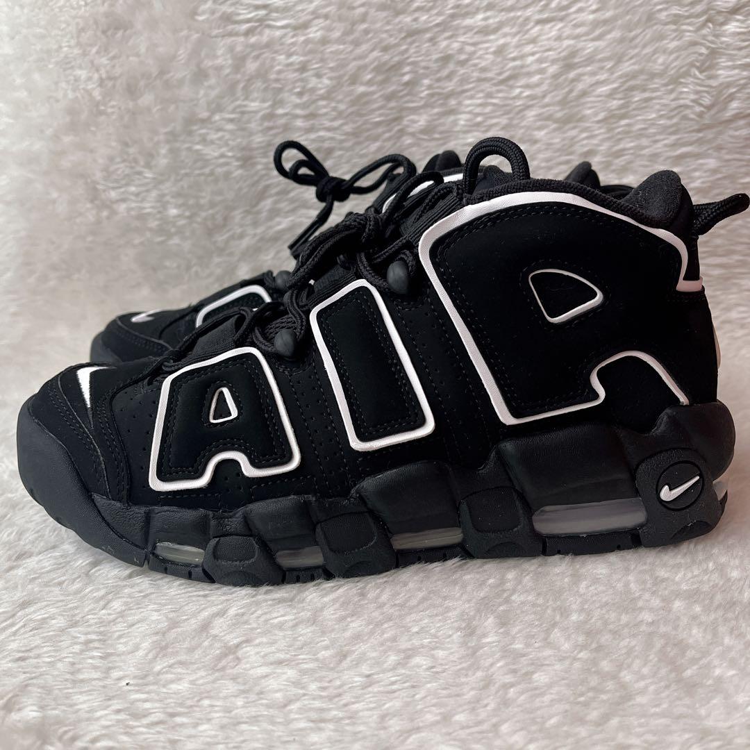 NIKE モアテン　AIR MORE UPTEMPO ブラック　黒　モノトーン