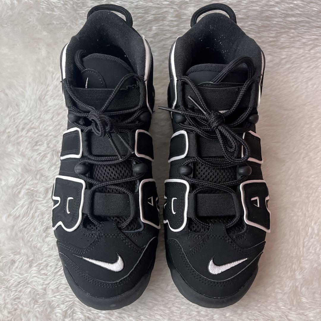 NIKE モアテン　AIR MORE UPTEMPO ブラック　黒　モノトーン