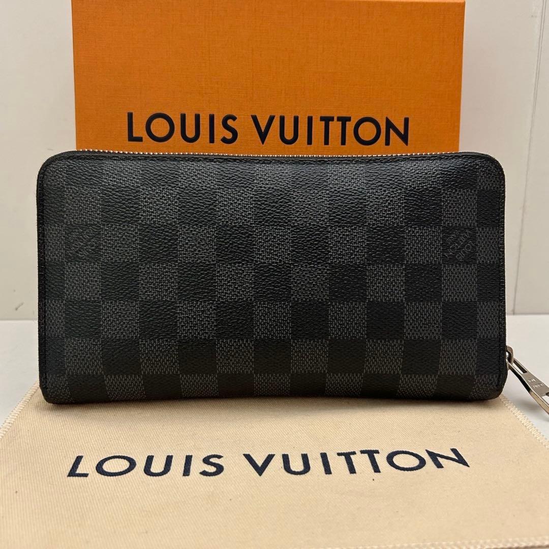 【良品】✅メンテ済み　ルイヴィトン　ダミエ　ジッピー　オーガナイザー　長財布