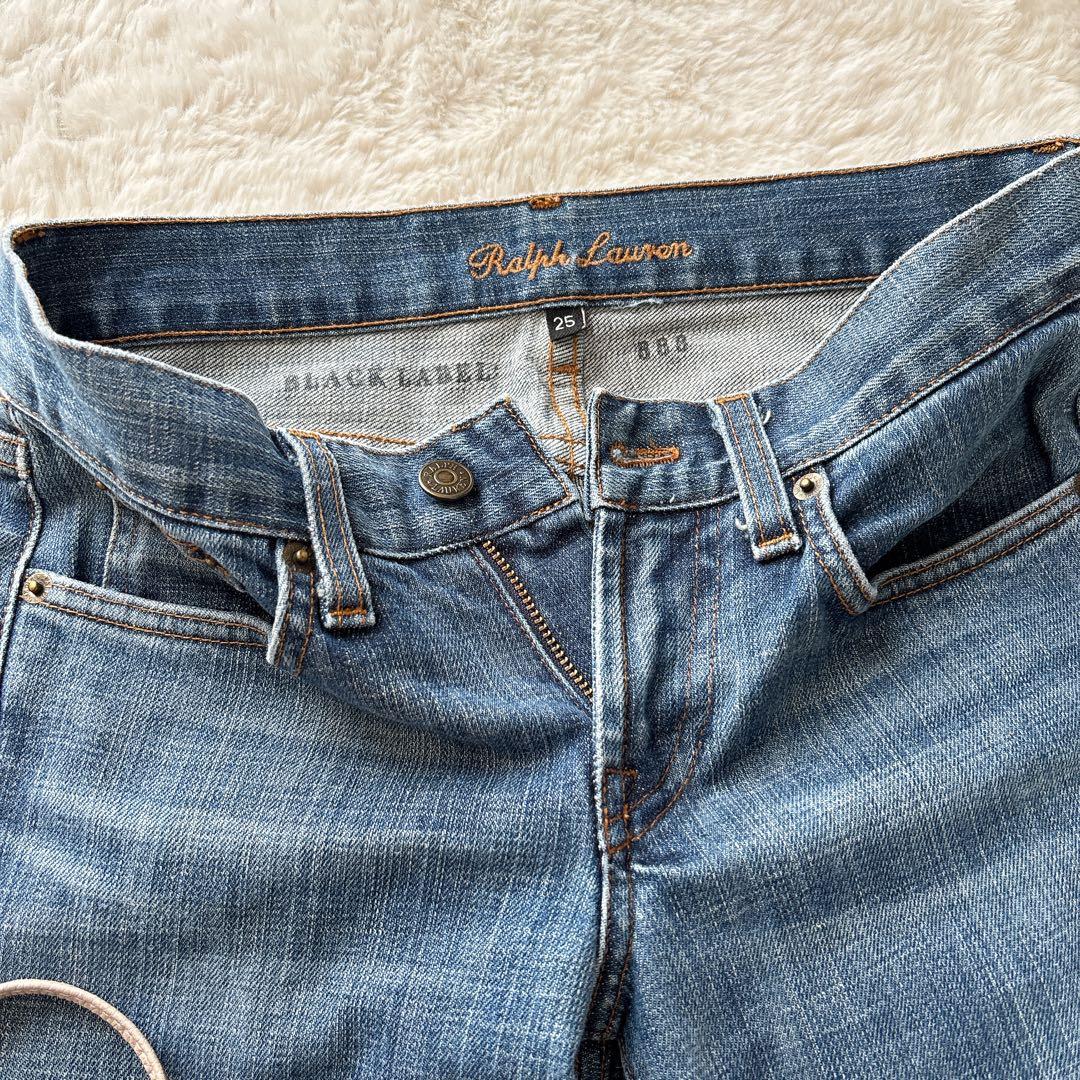 希少 ラルフローレン ブラックレーベル 25インチ ポニー ライトブルー デニム