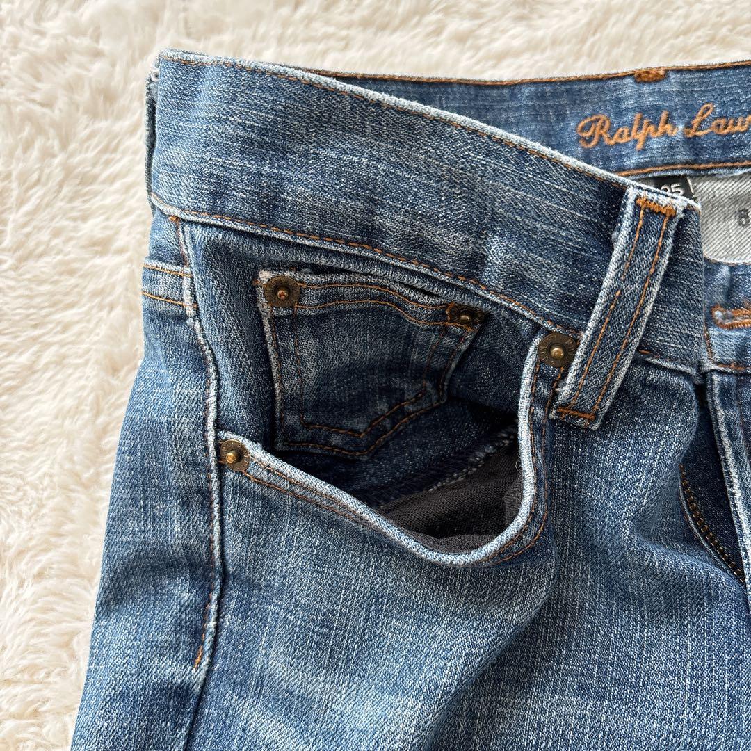 希少 ラルフローレン ブラックレーベル 25インチ ポニー ライトブルー デニム