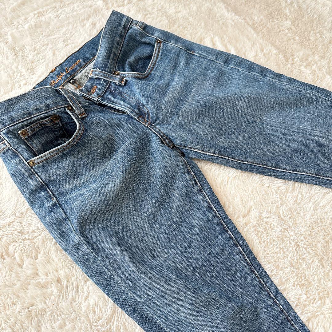 希少 ラルフローレン ブラックレーベル 25インチ ポニー ライトブルー デニム