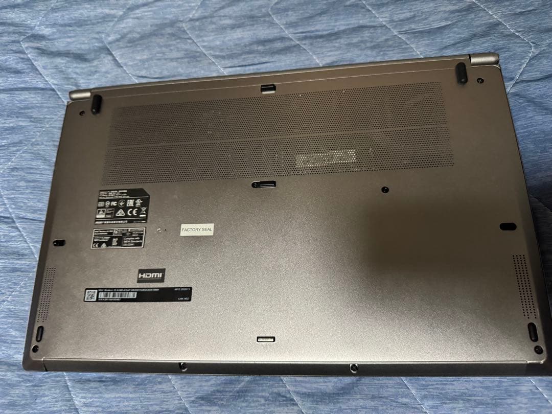 ノートパソコンMSI MS-1551 office付属