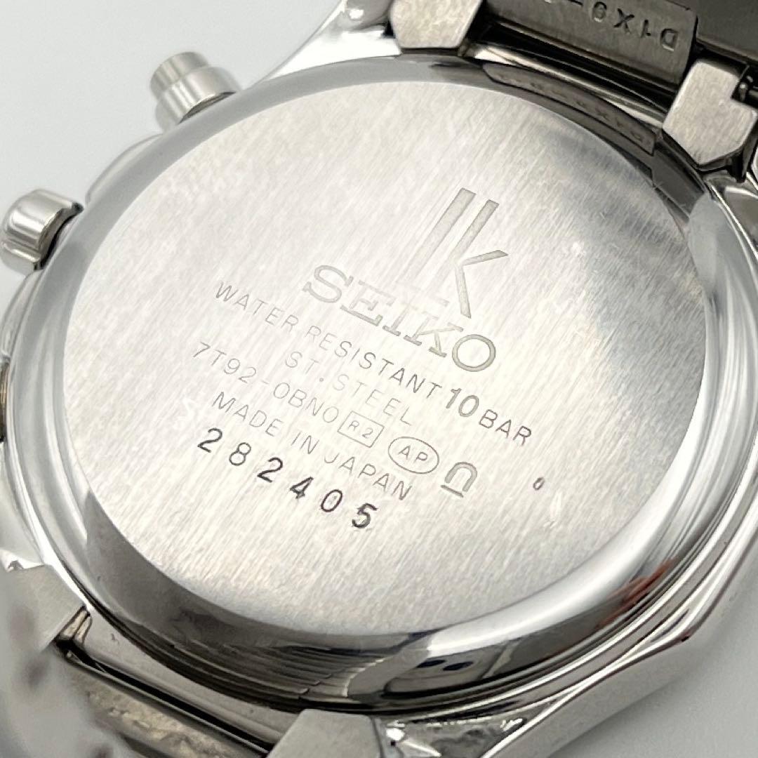 SEIKO LUKIA クロノグラフ 腕時計 新品電池 7T92-OBNO 美品