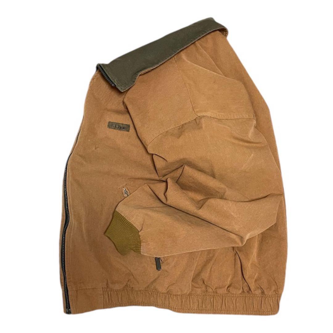 ヴィンテージL.L.Beanダック地スイングトップジャケット短丈USAタグ90s