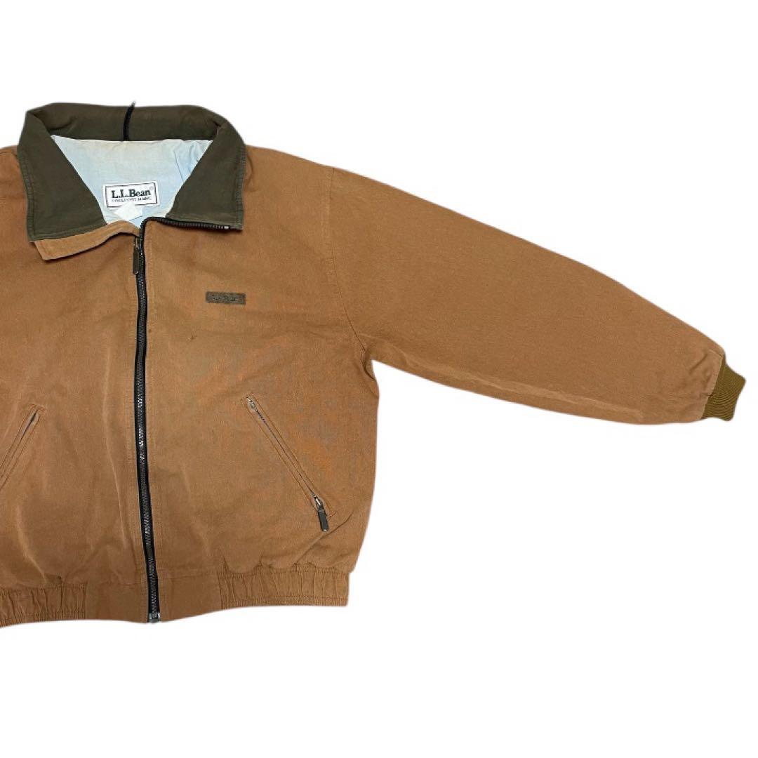ヴィンテージL.L.Beanダック地スイングトップジャケット短丈USAタグ90s